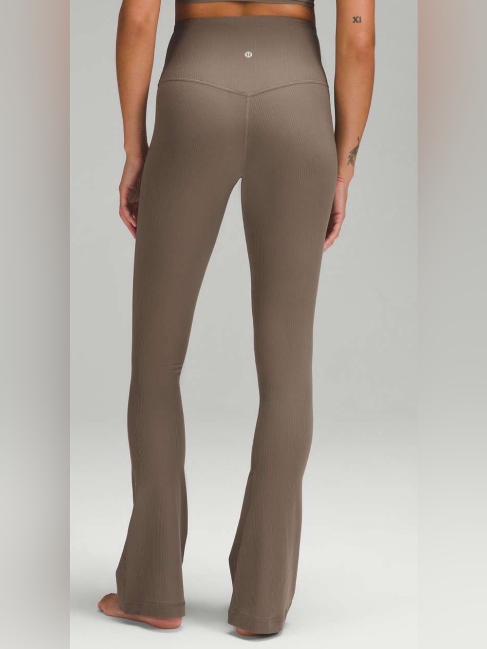 Lululemon Align High-Rise Ribbed Mini-Flared Pant - Nomad - Picture 2 of 6